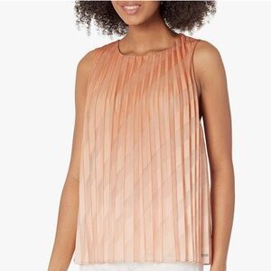 NWT Armani Exchange - Sleeveless pleated blouse Sz M